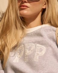 “Daydream” Classic Crew in Sky Grey